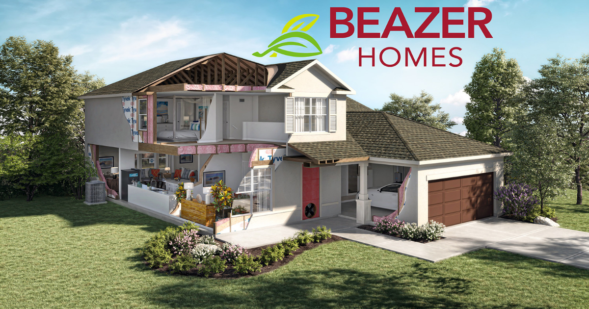 Beazer Homes cutaway